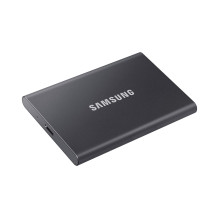 Nešiojamas SSD diskas „Samsung T7 2 TB“ su USB C tipo 3.2 kartos 2 (3.1 kartos 2) pilkas Nešiojamas SSD diskas „Samsung T7 2 TB“ su USB C tipo 3.2 kartos 2 (3.1 kartos 2) pilkas
