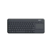 Logitech K400 Plus - Wireless keyboard with touchpad DE - Black Logitech K400 Plus - Wireless keyboard with touchpad DE - Black