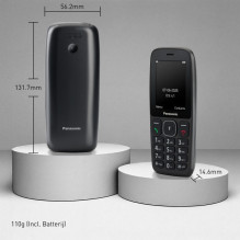 PANASONIC KX-TF400EXB SENIOR PHONE 4G BLACK