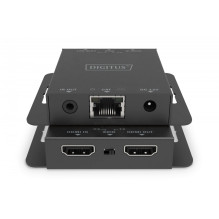 Przedłużacz / HDMI plėstuvas 4K 30Hz 70m po skretce Cat.5e / 6 / 7 / 8 HDCP 1.4 EDID IR PoC, rinkinys Przedłużacz / HDMI plėstuvas 4K 30Hz 70m po skretce Cat.5e / 6 / 7 / 8 HDCP 1.4 EDID IR PoC, rinkinys