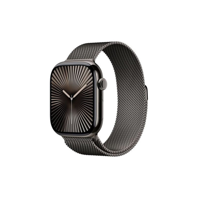 Watch Apple Watch Series 10 GPS + Cellular 46mm Slate Titanium Case with Milanese Loop M / L - Titanium