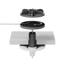 Logitech Pakabinamas mikrofono laikiklis „Mic Pod“ (OFF-WHITE 952-000123) Logitech Pakabinamas mikrofono laikiklis „Mic Pod“ (OFF-WHITE 952-000123)