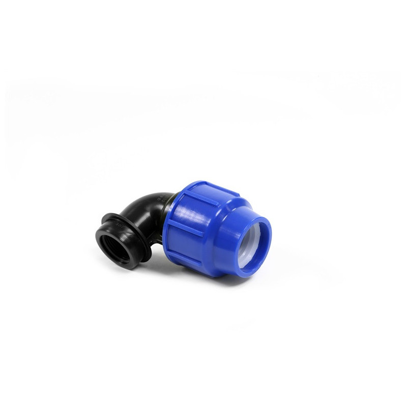 FEMALE ELBOW Ø25X1 PERLA BLUE
