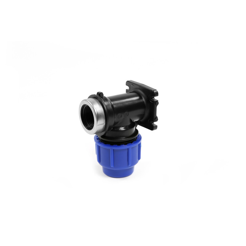 WALL PLATE ELBOW Ø25X3 / 4 PERLA BLUE