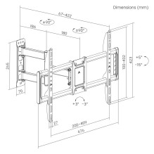 TV SET ACC WALL MOUNT 37-90" / WM-90ST-01 GEMBIRD