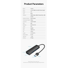 Įvesties / išvesties šakotuvas 4 viename USB 3.0 / 0,5M CHLBD VENTIONE