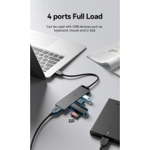 Įvesties / išvesties šakotuvas 4 viename USB 3.0 / 0,5M CHLBD VENTIONE