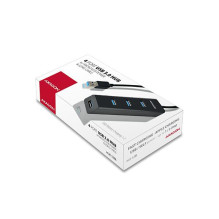 I / O HUB USB3.0 4 PORT KROVIMAS / 1,2M HUE-S2BL AXAGON