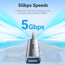 Įvesties / išvesties šakotuvas 4 viename USB 3.0 MINI / 0,15 m CKOHB VENTION Įvesties / išvesties šakotuvas 4 viename USB 3.0 MINI / 0,15 m CKOHB VENTION