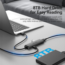 Įvesties / išvesties šakotuvas 5 viename USB 3.0 / 0,15 m CHLBB VENTIONE Įvesties / išvesties šakotuvas 5 viename USB 3.0 / 0,15 m CHLBB VENTIONE
