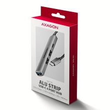 Įvesties / išvesties šakotuvas USB3.2 4 prievadų / 0.12M HUE-STC AXAGON
