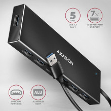 I / O HUB USB3.2 7PORT FLAT / 1M HUE-F7A AXAGON