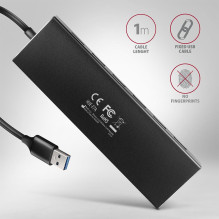 I / O HUB USB3.2 7PORT FLAT / 1M HUE-F7A AXAGON