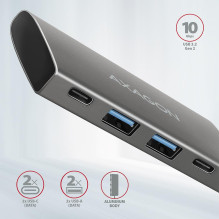 I / O HUB USB3.2 4PORT / 0.13M HMC-4G2 AXAGON