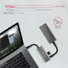 I / O HUB USB3.2 4PORT / 0.13M HMC-4G2 AXAGON