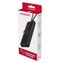 I / O HUB USB-C 7PORT FLAT / 0.3M HUE-F7C AXAGON