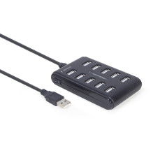 Įvesties / išvesties šakotuvas USB2 10 prievadų / UHB-U2P10P-01 GEMBIRD Įvesties / išvesties šakotuvas USB2 10 prievadų / UHB-U2P10P-01 GEMBIRD