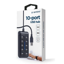 I / O HUB USB2 10PORT / UHB-U2P10P-01 GEMBIRD I / O HUB USB2 10PORT / UHB-U2P10P-01 GEMBIRD