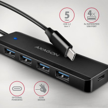 I / O HUB USB-C TRAVEL / 0.19M HUE-C1C AXAGON