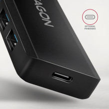 I / O HUB USB-C TRAVEL / 0.19M HUE-C1C AXAGON