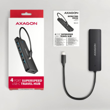 I / O HUB USB-C TRAVEL / 0.19M HUE-C1C AXAGON