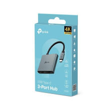 Įvesties / išvesties šakotuvas USB-C 3 prievadų / UH3020C TP-LINK Įvesties / išvesties šakotuvas USB-C 3 prievadų / UH3020C TP-LINK