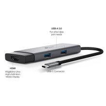 Įvesties / išvesties šakotuvas USB-C 5 prievadų / UH5020C TP-LINK Įvesties / išvesties šakotuvas USB-C 5 prievadų / UH5020C TP-LINK