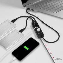 I / O HUB USB3.0 4PORT CHARGING / 0.3M HUE-S2B AXAGON