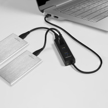 I / O HUB USB3.0 4PORT CHARGING / 0.3M HUE-S2B AXAGON