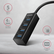 I / O HUB USB3.2 4PORT MINI / 0.2M HUE-M1A AXAGON