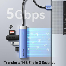 Įvesties / išvesties šakotuvas 5 viename USB 3.0 / 0,15 m TGFSB VENTION Įvesties / išvesties šakotuvas 5 viename USB 3.0 / 0,15 m TGFSB VENTION