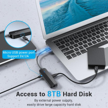 USB 2.0 I/O ŠAKOTUVAS 3 PRIEVADŲ / 0,15 M CHPBB VENTIONE USB 2.0 I/O ŠAKOTUVAS 3 PRIEVADŲ / 0,15 M CHPBB VENTIONE