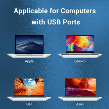 USB 2.0 I/O ŠAKOTUVAS 3 PRIEVADŲ / 0,15 M CHPBB VENTIONE USB 2.0 I/O ŠAKOTUVAS 3 PRIEVADŲ / 0,15 M CHPBB VENTIONE