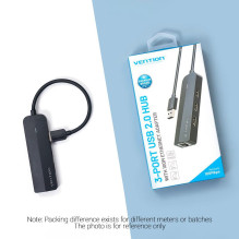 USB 2.0 I/O ŠAKOTUVAS 3 PRIEVADŲ / 0,15 M CHPBB VENTIONE USB 2.0 I/O ŠAKOTUVAS 3 PRIEVADŲ / 0,15 M CHPBB VENTIONE