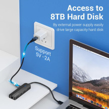 Įvesties / išvesties šakotuvas 5 viename USB-C / 0,15 m TGOBB VENTION Įvesties / išvesties šakotuvas 5 viename USB-C / 0,15 m TGOBB VENTION