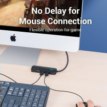 Įvesties / išvesties šakotuvas 5 viename USB-C / 0,15 m TGOBB VENTION Įvesties / išvesties šakotuvas 5 viename USB-C / 0,15 m TGOBB VENTION