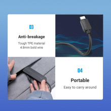 Įvesties / išvesties šakotuvas 5 viename USB-C / 0,15 m TGOBB VENTION Įvesties / išvesties šakotuvas 5 viename USB-C / 0,15 m TGOBB VENTION
