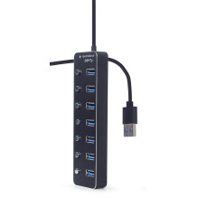 I / O HUB USB3 7PORT / UHB-U3P7P-01 GEMBIRD