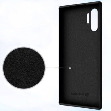 Evelatus Samsung Galaxy Note 10 Plus Premium Soft Touch Silicone Case Black