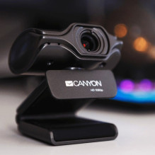 Canyon C6 2k Ultra full HD 3.2Mega webcam with USB2.0 connec Black Canyon C6 2k Ultra full HD 3.2Mega webcam with USB2.0 connec Black