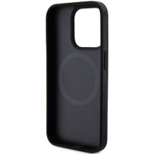 DKNY DKNY Leather Printed Pattern Metal Logo MagSafe Case for iPhone 15 Pro Max - Black DKNY DKNY Leather Printed Pattern Metal Logo MagSafe Case for iPhone 15 Pro Max - Black