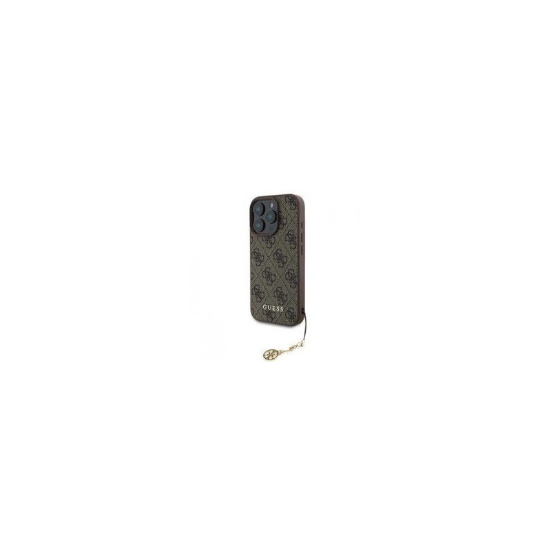 „Guess“ „Apple iPhone 16 Pro 4G“ „Charm“ dėklas, rudas