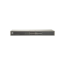 LevelOne jungiklis 16xFE 19" metalinis