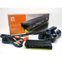 Switch LevelOne KVM switch LevelOne 4x USB KVM-0421 with audio - KVM-0421