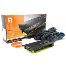 Switch LevelOne KVM switch LevelOne 4x USB KVM-0422 - KVM-0422