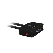 LevelOne KVM jungiklis 2-portu USB VGA kabelis su audio palaikymo programine įranga LevelOne KVM jungiklis 2-portu USB VGA kabelis su audio palaikymo programine įranga