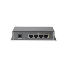 LevelOne PoE+ jungiklis 4xFE PoE 120W metalas