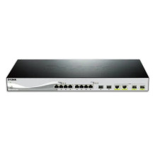 Perjungti 440mm D-Link DXS-1210-12TC 2*Combo / 2*SFP+ / 8*XGE mažmeninė prekyba