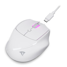 Sharkoon „OfficePal“ M25W optinė pelė, 6 mygtukai, 4000 DPI, balta Sharkoon „OfficePal“ M25W optinė pelė, 6 mygtukai, 4000 DPI, balta