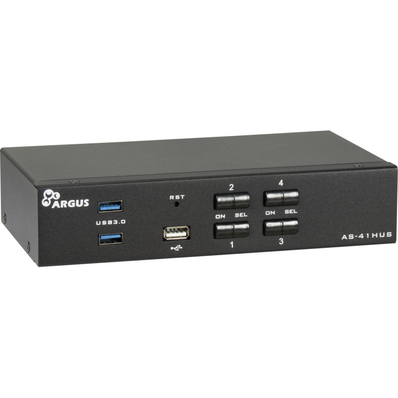 Inter-Tech IPC KVM jungiklis AC-41HUS HDMI, 4K@60Hz